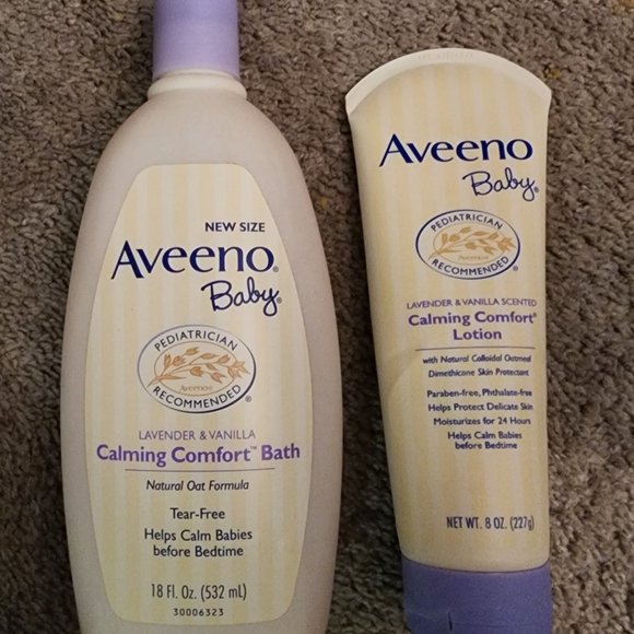 Aveeno Baby bath and lotion - Picture 1 of 4
